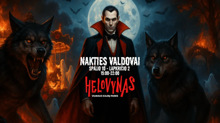 Helovynas Kalnųų parke Nakties valdovai