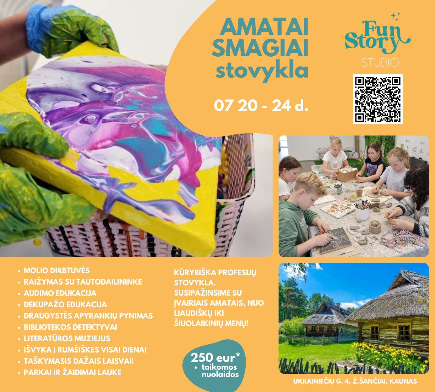Fun story studio Amatai Smagiai stovykla