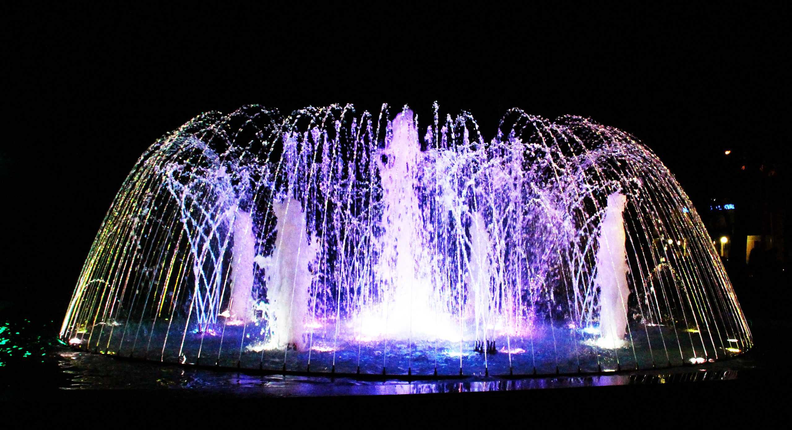 Muzikinis fontanas. Nuotraukos autorius Palangos TIC