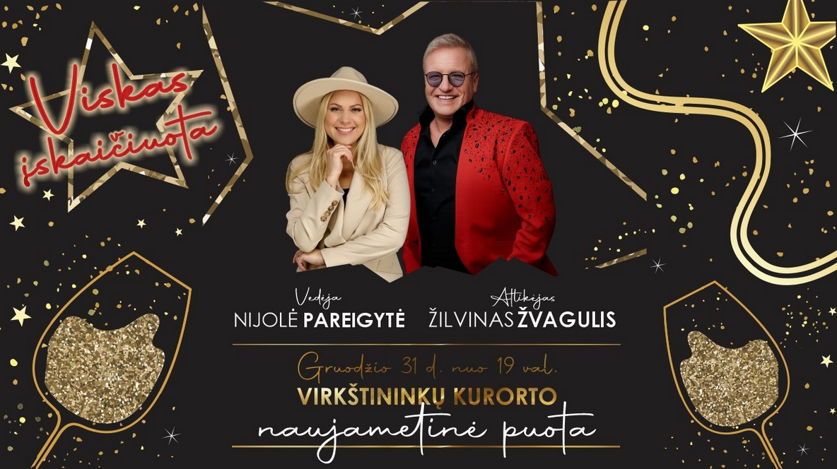 Virkštininkų kurortas Roko virtuvė Nauji metai