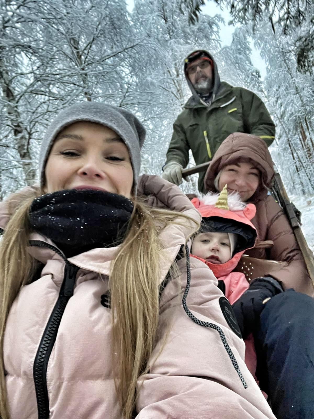Laplandijoje haskių rogėse